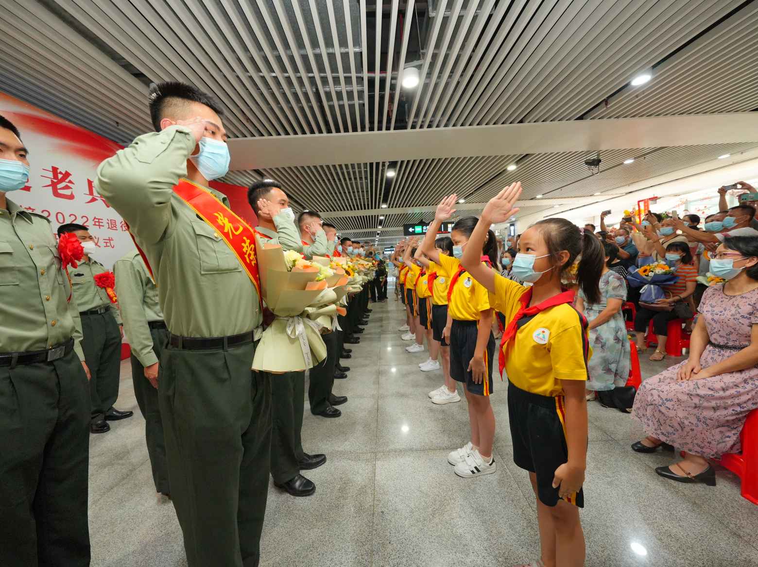 “欢迎老兵回家”南海区迎接2022年</br>退役士兵返乡（第二场）